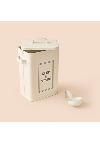 Bath Kapaklı Kutu - Krem - 23 Cm Çok Renkli