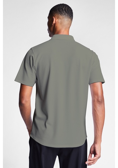Erkek Kısa Kollu Gömlek 25s-1207-25n Haki