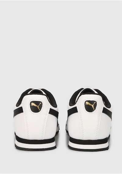 Puma Basic Erkek Beyaz-Siyah Spor Ayakkabı 353572 04 Beyaz