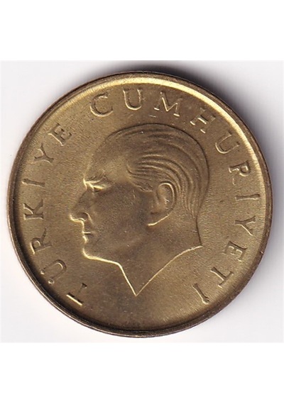 100 Lira 1989 Çil Eski Madeni Para