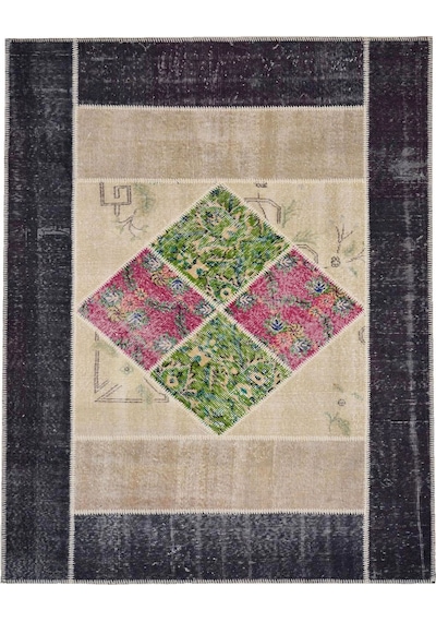 Patchwork El Dokuma Anadolu Halısı – Spring (426138495)