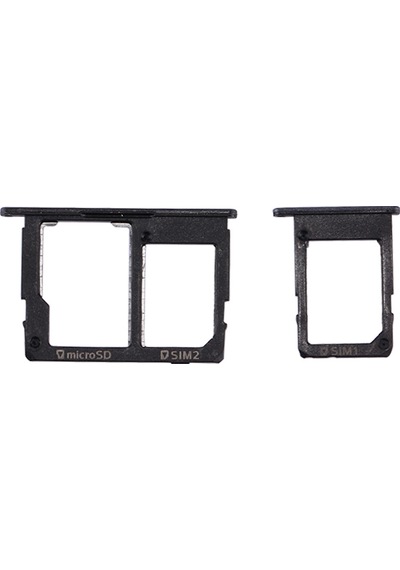 Galaxy Uyumlu J5 Prime / G570 Ve J7 Prime / G610 Sım Kart Tepsisi İçin Micro Sd Ve Sım Kart Tepsisi Siyah Diğer