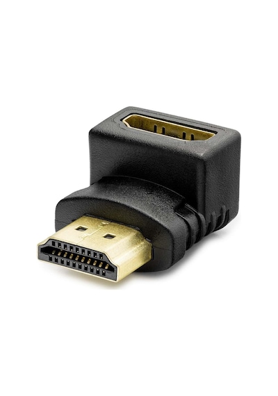 Hdmı To Hdmı F Çevirici L Tip Siyah Hdx1258