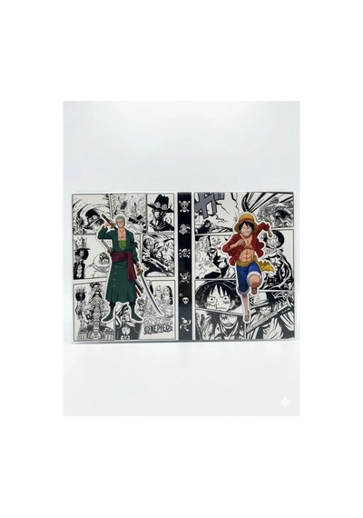 Cantex Tech One Piece Card Game Booster White Pack 4 Paket Trading Cards - 40 Kart +albüm