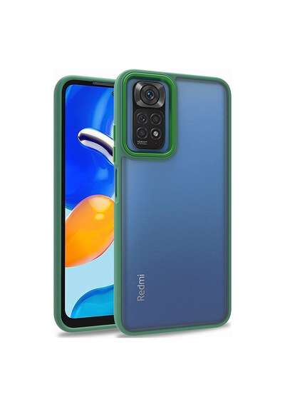 Zore Redmi Note 11 Pro 5g Kılıf Nvth Flora Kapak - Yeşil