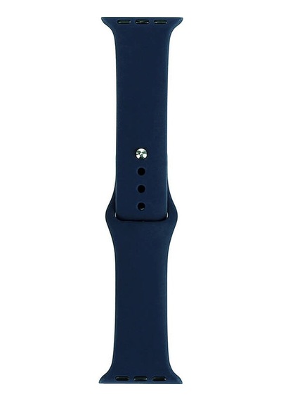 Watch 44mm Band Serisi Klasik Kordon Silikon Strap Kayış-deep Blue