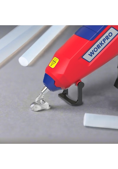 Workpro Wp432002 11x200mm Sıcak Silikon Tabancası İçin 50 Adet Şeffaf Yedek Silikon/mum