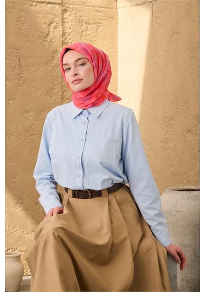 Silk Home Soft Eşarp 73098-14 Nar Çiçeği, Eflatun, Pembe