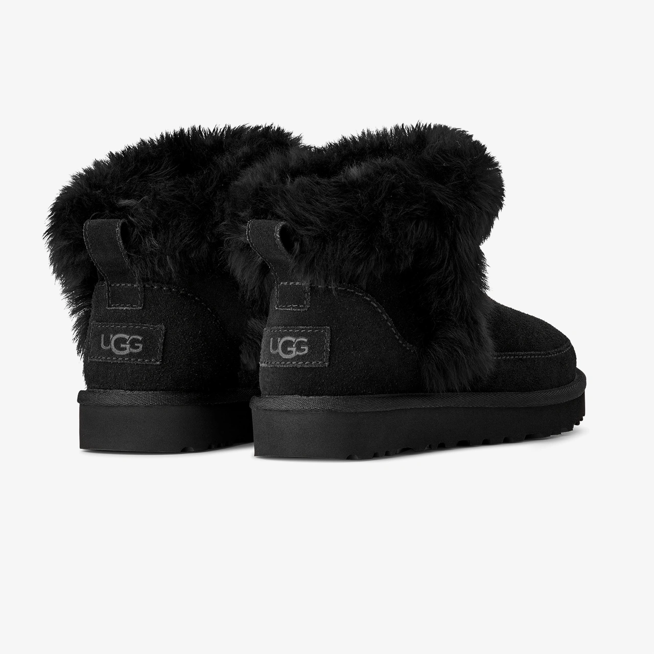 Ugg Classic Ultra Mini Chalet Kadın Siyah Bot 1173832 Siyah