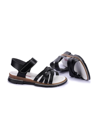 Kiko Kids Kiko Şb 2469-78 Ortopedik Kız Çocuk Sandalet Terlik Siyah