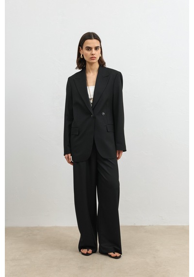 Antioch Kruvaze Kadın Blazer Siyah