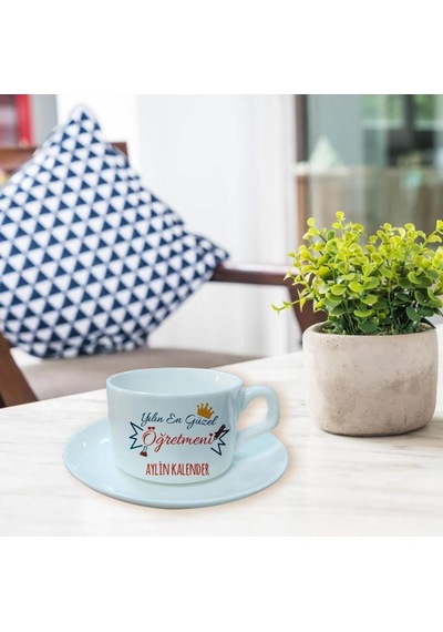 Kişiye Özel Öğretmenler Günü Baskılı Fincan Hk2339