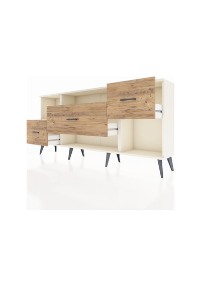 Arges Konsol 2 Raflı 3 Çekmeceli 176x30x83 Aytaşı-aytaşı/çam Aytaşı/çam Arges Konsol 2 Raflı 3 Çekmeceli 176x30x83 Aytaşı-aytaşı/çam Aytaşı/çam