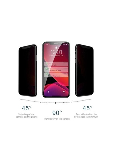 Hubrendy Tedarik Samsung A33 Uyumlu Hayalet Ekran Gizli Tam Kaplayan Kırılmaz Cam Seramik Ekran Koru