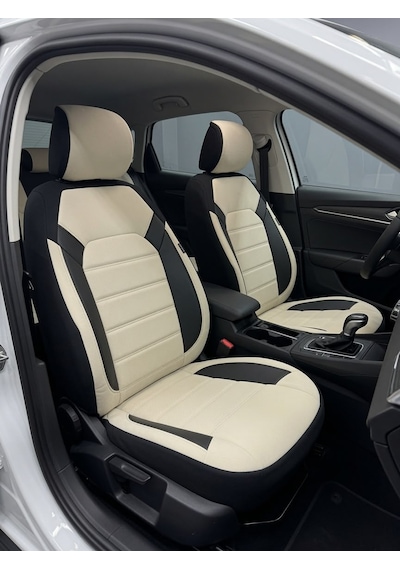 Ford Focus 2005-2020 Uyumlu Premium Tay Tüyü Oto Koltuk Kılıfı Airbag Uyumlu 2+1 Fermuarlı Kolçak Uyumlu 14170470