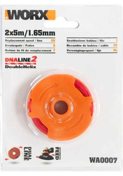 WORX WA0007 1.65mmX5Metre Çift Çıkışlı Duble Helix Spiral Burgulu