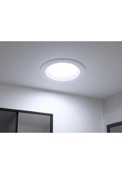 2 Adet Edson Ed 6005 Sıva Altı 6w Aliminyum Kasa Led Spot 6400k Beyaz Işık