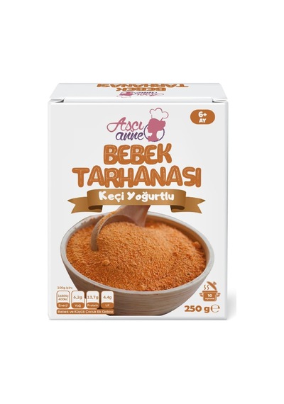 Aşçı Anne Bebek Tarhanası Keçi Yoğurtlu 6+ Ay - 250g Belirtilmemiş