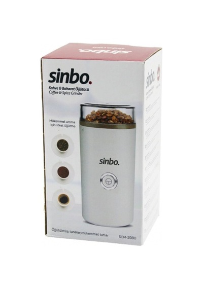 Kahve - Baharat Öğütücü Makine 2 Bıçaklı Çelik Öğütme Haznesi 70gr Öğütme Ac Motor 180w Scm-2980 Çok Renkli