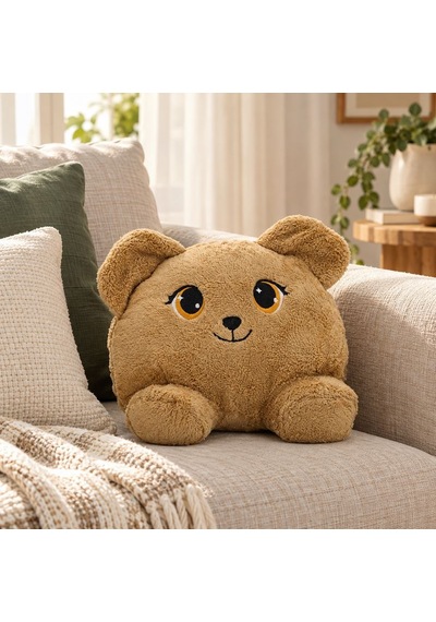 Oturan Tombul Ayı Peluş Çok Renkli