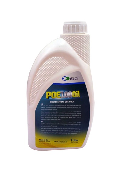 Poe100 1Lt Hibrid Ve Yeni Nesil Otomobiller İçin Klima Komp. Yağ