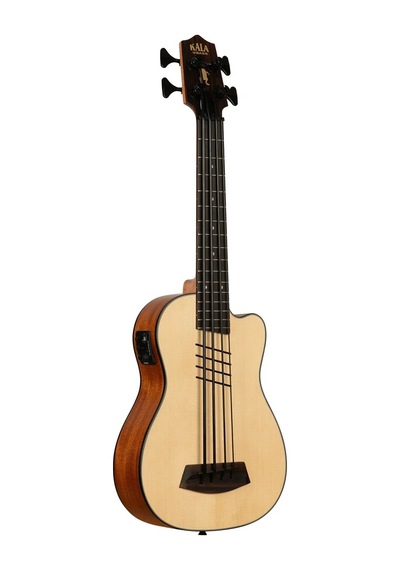Kala Hutch Hutchinson Signature Masif Ladin Kapaklı U Bass Akustik Bas Gitar
