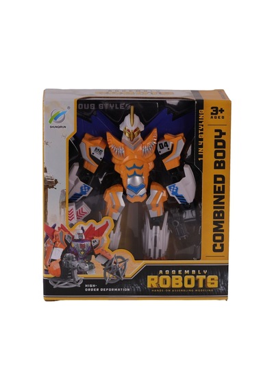 339-20 339-21 4 Farklı Asorti Dönüşebilen Robotlar Çok Renkli