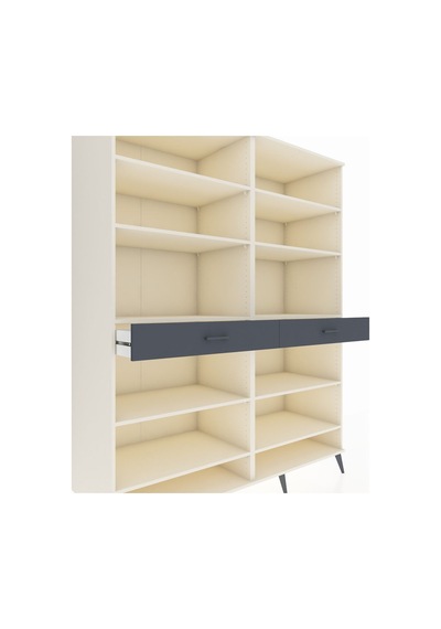 Kronos Gardrop 10 Raflı 2 Çekmeceli 176x59x221 Aytaşı-aytaşı/antrasit Aytaşı/antrasit Kronos Gardrop 10 Raflı 2 Çekmeceli 176x59x221 Aytaşı-aytaşı/antrasit Aytaşı/antrasit
