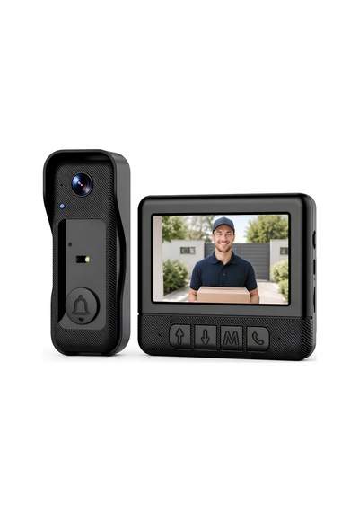 Smart Home Sh-24-g-vd Kablosuz Görüntülü Kapı Zili Seti