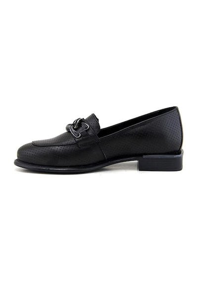 Venüs 2050122 Kadın Tokalı Baskılı Loafer Ayakkabı 001