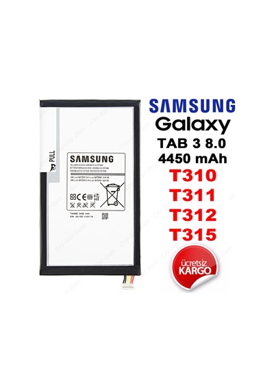 Samsung Uyumlu Galaxy Tab 3 8.0 T310 T311 Pil Batarya