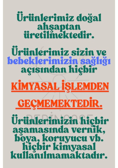 %100 Keçi Kılı Bebek Saç Fırçası ve Bebek Şimşir Tarak 2'li Set + Bez Kese Hediyeli