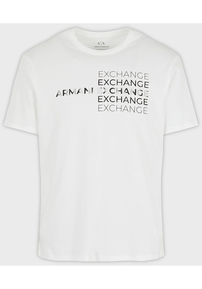 Armani Exchange Erkek T Shirt 3dztac Zj9tz 1116 Beyaz