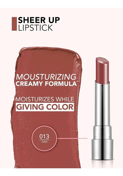 Flormar Nemlendirici Parlak Ruj- Sheer Up Lipstick - 013 Gaia - 8682536012119 Genel