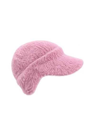 Givoria Kadın Kışlık Siperli Kulaklıklı Yumoş Şapka Bere Pembe Pembe