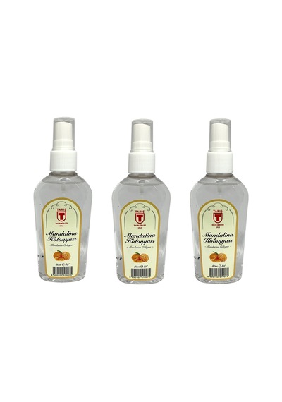 Tariş 80 Derece Mandalina Kolonyası Sprey Pet Şişe 80 ML x 3