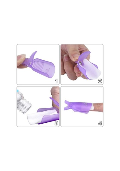 Ellea Nail Kalıcı Oje Çıkarma Mandalı 10'lu