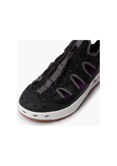 Strike Bluefin Sandal - Black Lthr&text W/purple