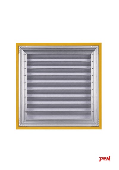 Alüminyum Banyo Wc Havalandırma Menfezi 44x44 Eloksallı Seri