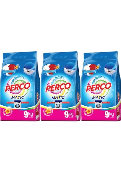 Perco Matik Toz Çamaşır Deterjanı 27kg Karma Tüm Çamaşırlar