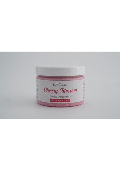 Cosmetics Kiraz Çiçeği Scrubı180 Ml Yüz Ve Vücut İçin Doğal Peeling Kremi Ölü Deri Temizleyici, Cilt