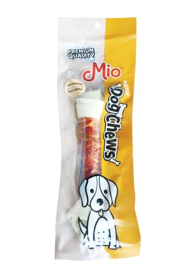 Mio Beyaz Tavuklu Düğüm Deri Köpek Çiğneme Kemiği 15 CM 70 G