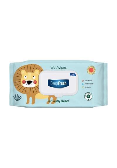 Deep Fresh Islak Mendil Lovely Babies  Aslan 120 Yaprak