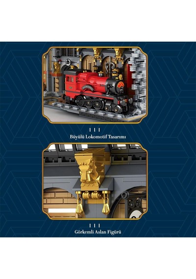 Reobrix Wizzard Train Book 66031 Brick Yapım Seti