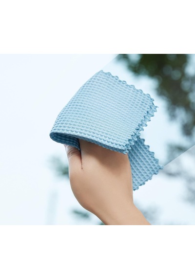 Waffle Petek Dokulu Cam Silme Bezi Ve Yüzey Kurulama Havlusu 30 30 Cm 3 Adet Karışık