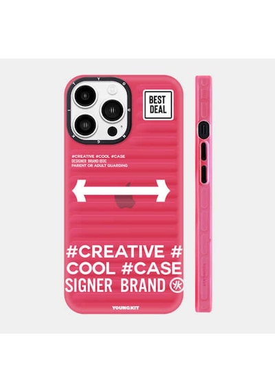 Apple Uyumlu iPhone 13 Pro Max Kılıf Youngkit Luggage Firefly Serisi Kapak