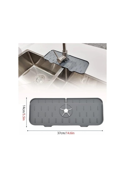 Mutfak Banyo Lavabo Kenarı Silikon Matı Altın