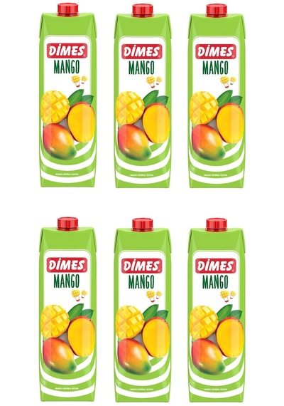 Dimes Mango Aromalı İçecek İçecek 1 Lt X 6 Adet