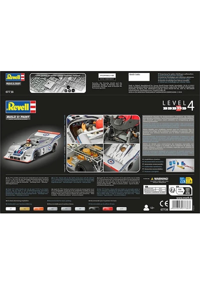 Revell Maket Model Kit Araba Porsche 917/10 7738