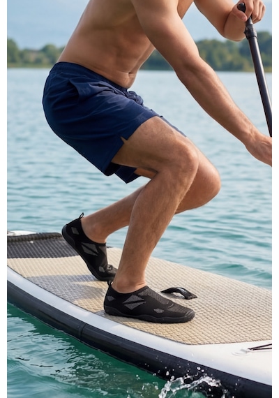 Waveglıde - Esnek Siyah - Beyaz Unisex Deniz Ve Plaj Ayakkabısı, Nefes Alabilir Ve Hızlı Kuruyan... Waveglıde - Esnek Siyah - Beyaz Unisex Deniz Ve Plaj Ayakkabısı, Nefes Alabilir Ve Hızlı Kuruyan...
